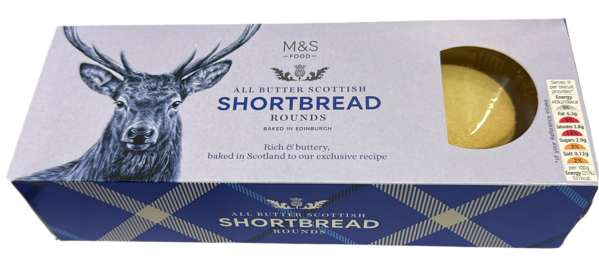 Marks & Spencer Shortbread Rounds 180g