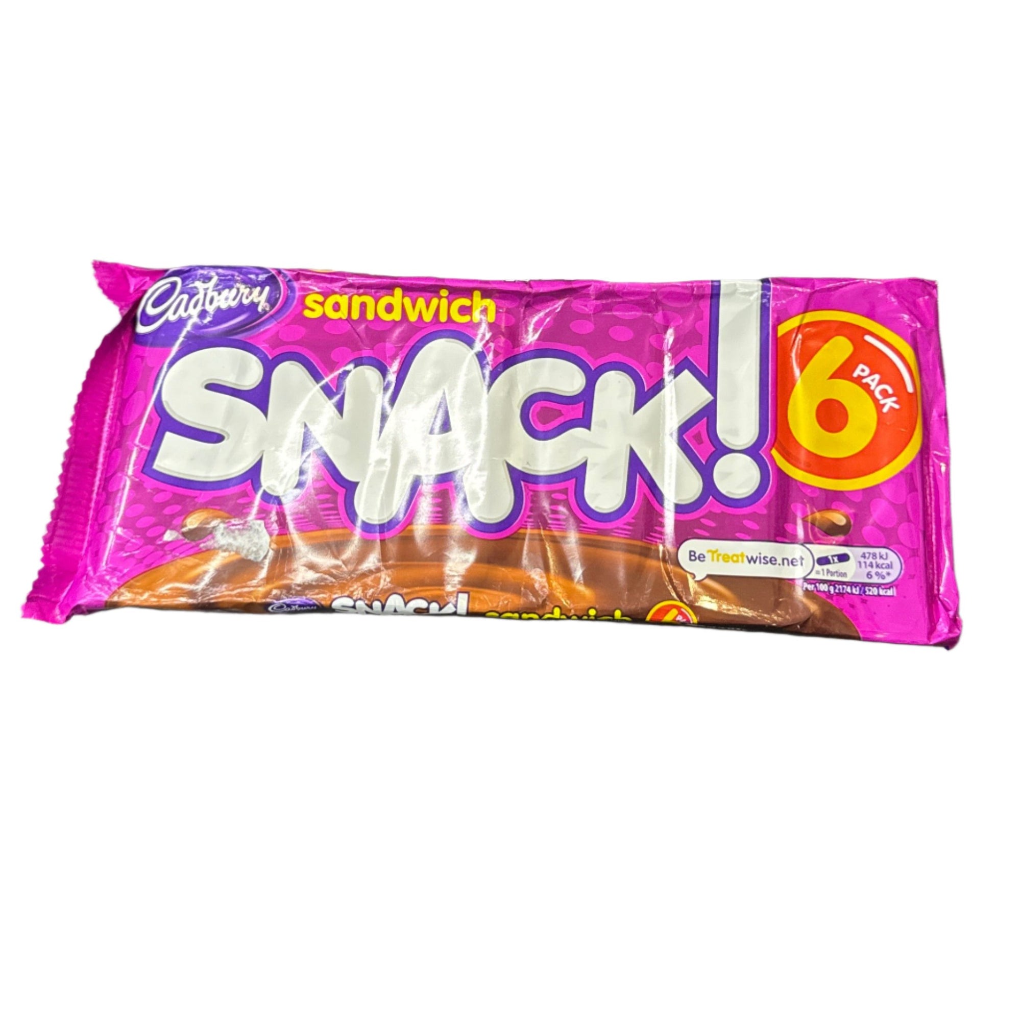 Cadbury Snack Sandwich 6 pack 132g