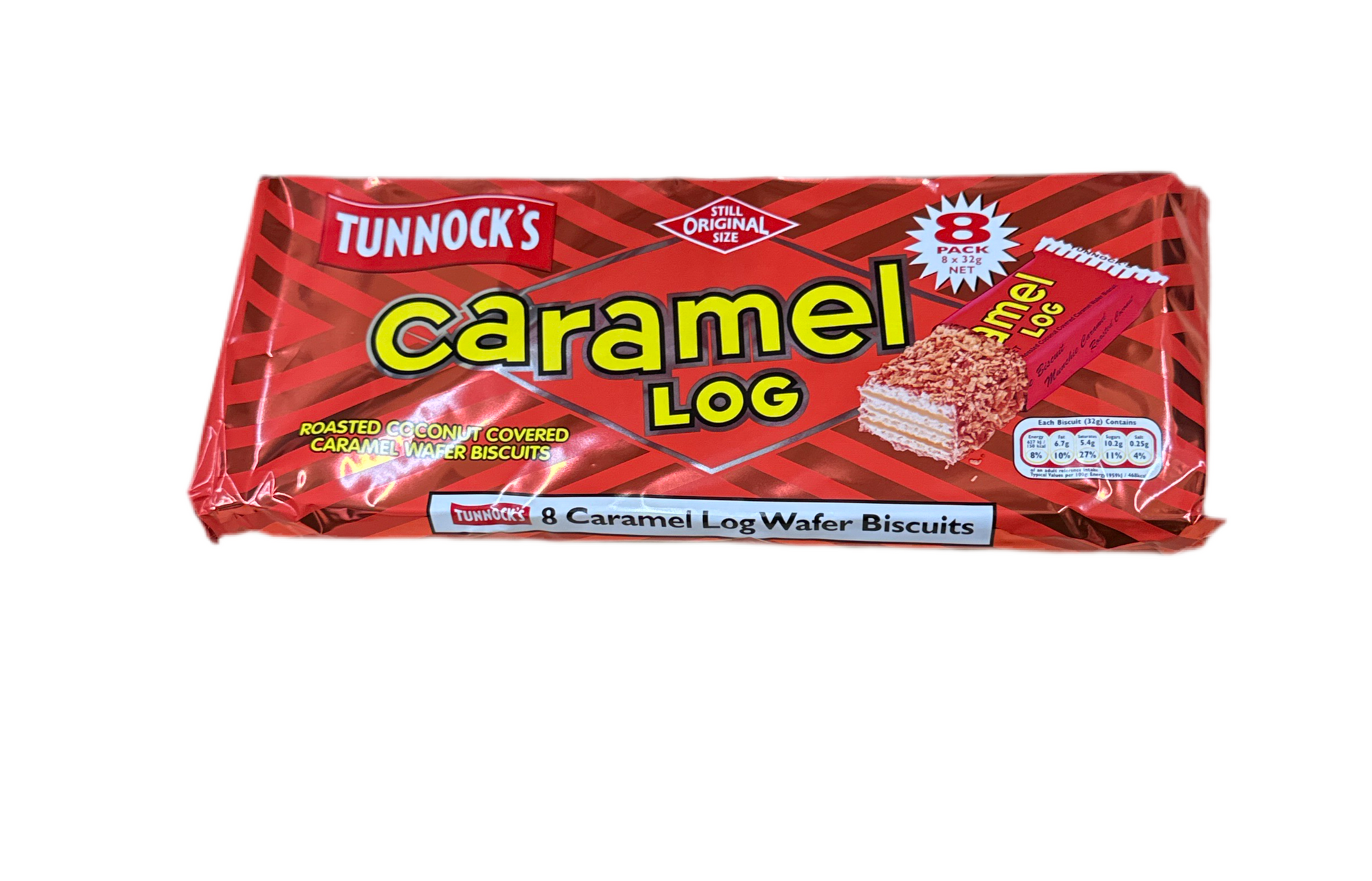 Tunnocks Caramel Logs 8 packs