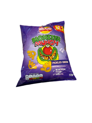 Walkers Monster Munch Pickled Onion 72 g