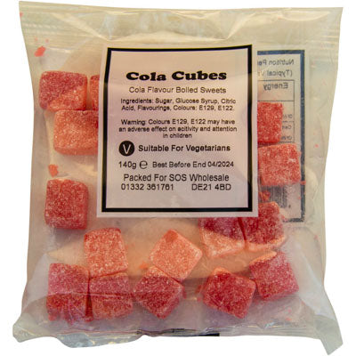 Bumper Bags Kola Cubes 140g