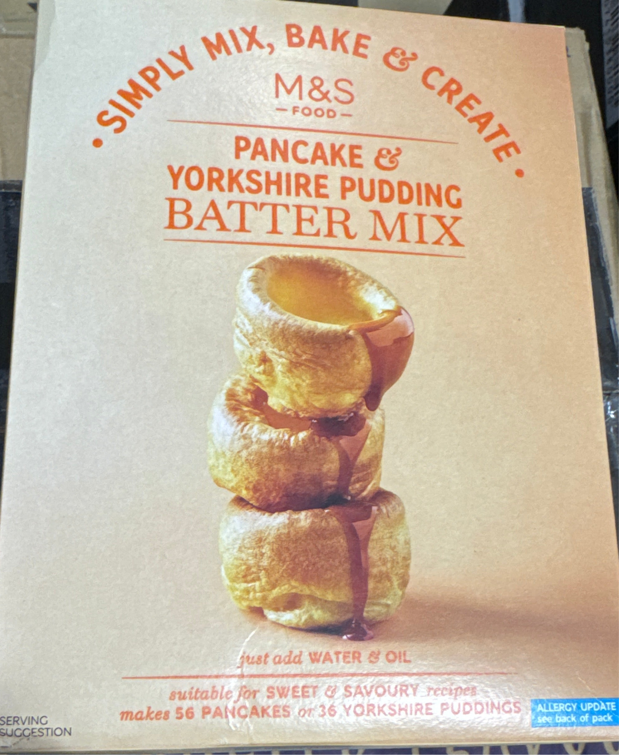 Mark & Spenser Yorkshire Puddings 400g