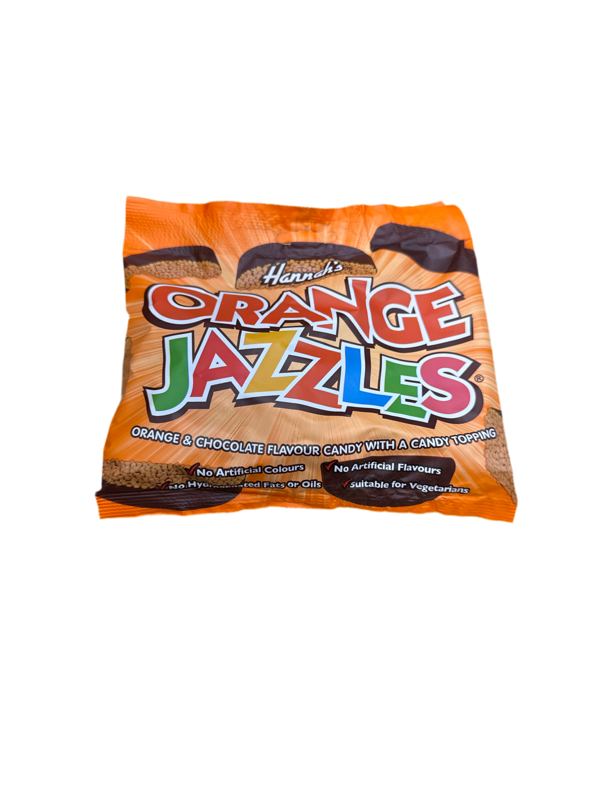 Hannahs Orange Jazzles Bag 140g