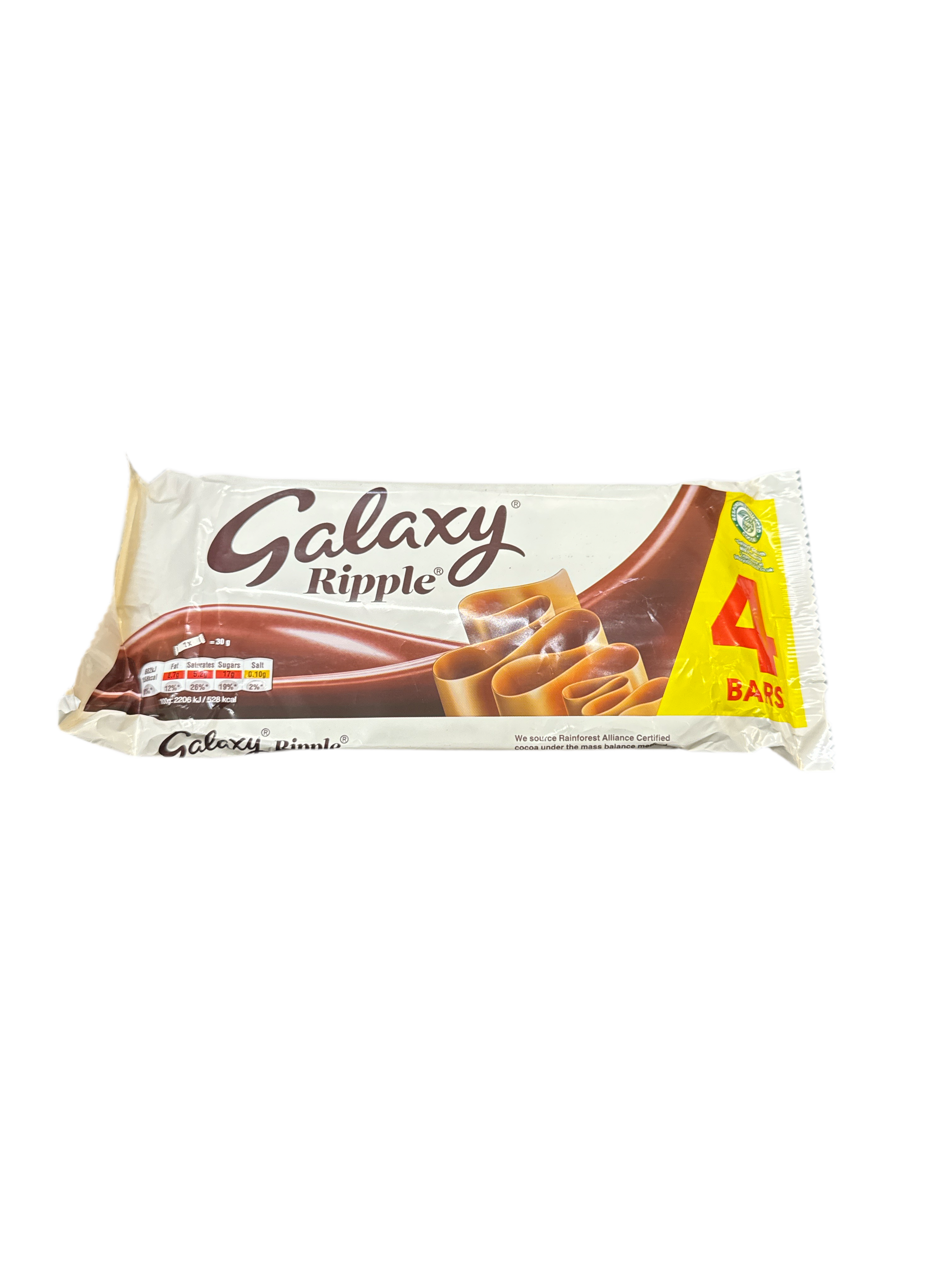 GALAXY RIPPLE 4 pack 120g