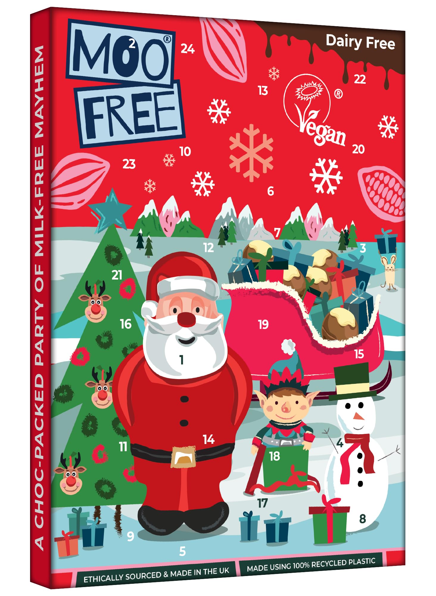 Moo Free Dairy Free Milk Chocolate Advent Calendar 70g