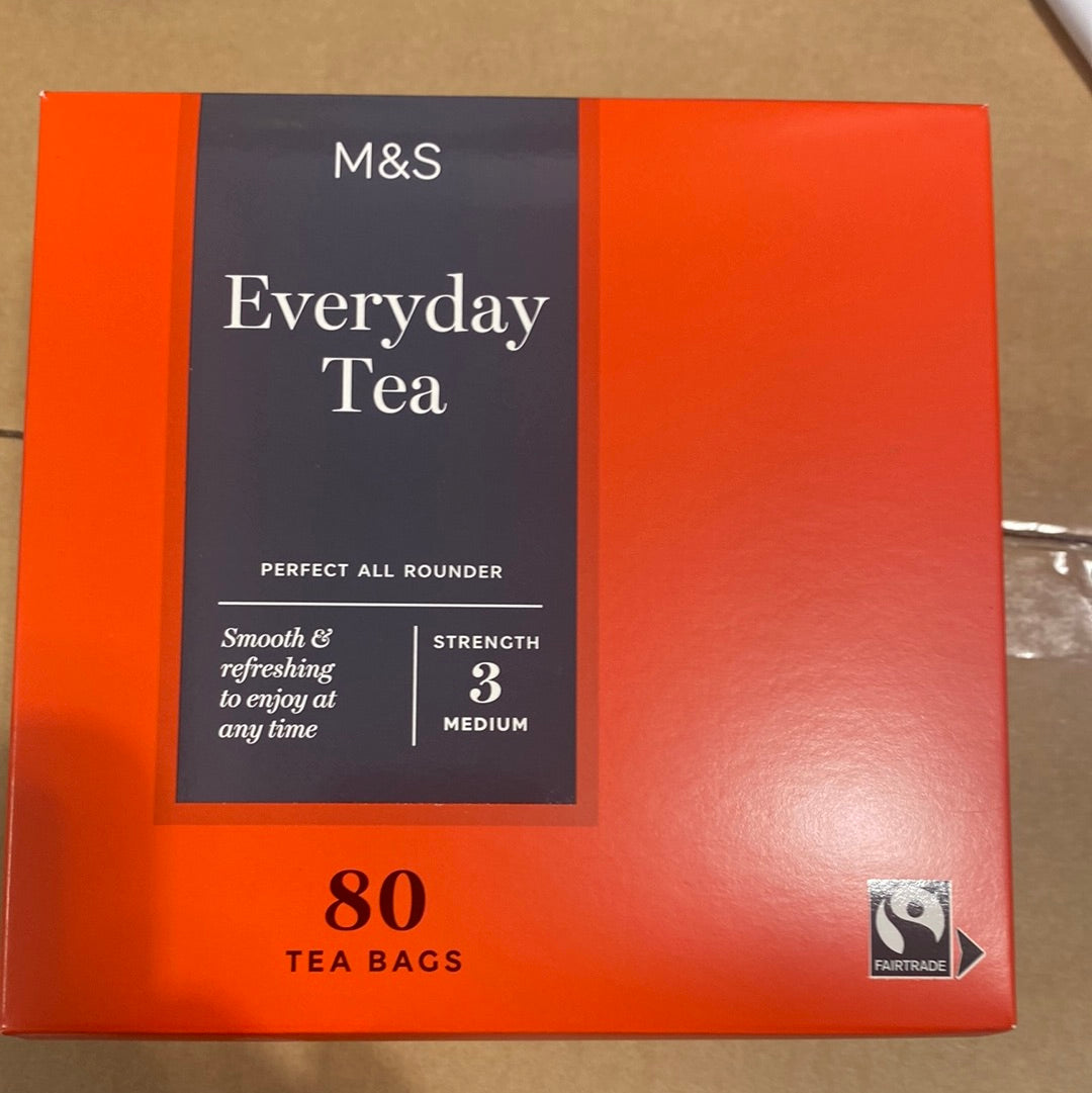 M&S EVERYDAY TEA BAGS (80'S) 250G