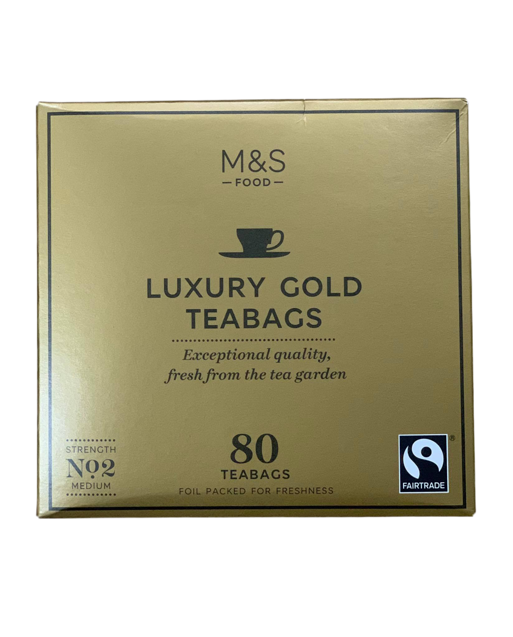 M&S luxury Gold Tea Bags 80s 250g