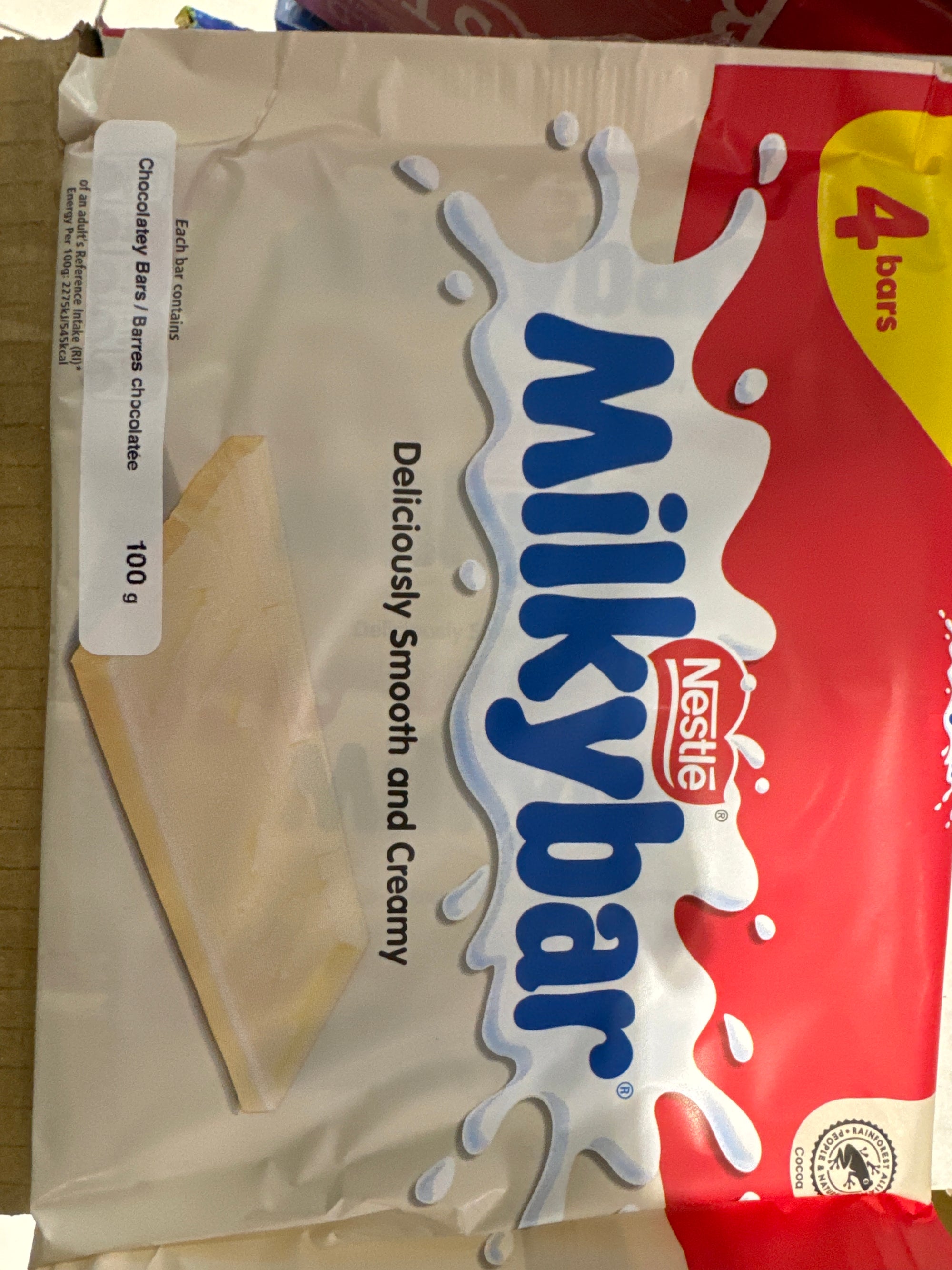 Nestle Milkybar 4 Pack