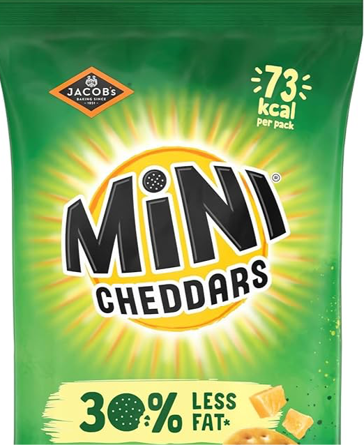 Jacob's mini cheddars double Gloucester & chive 115g single pack