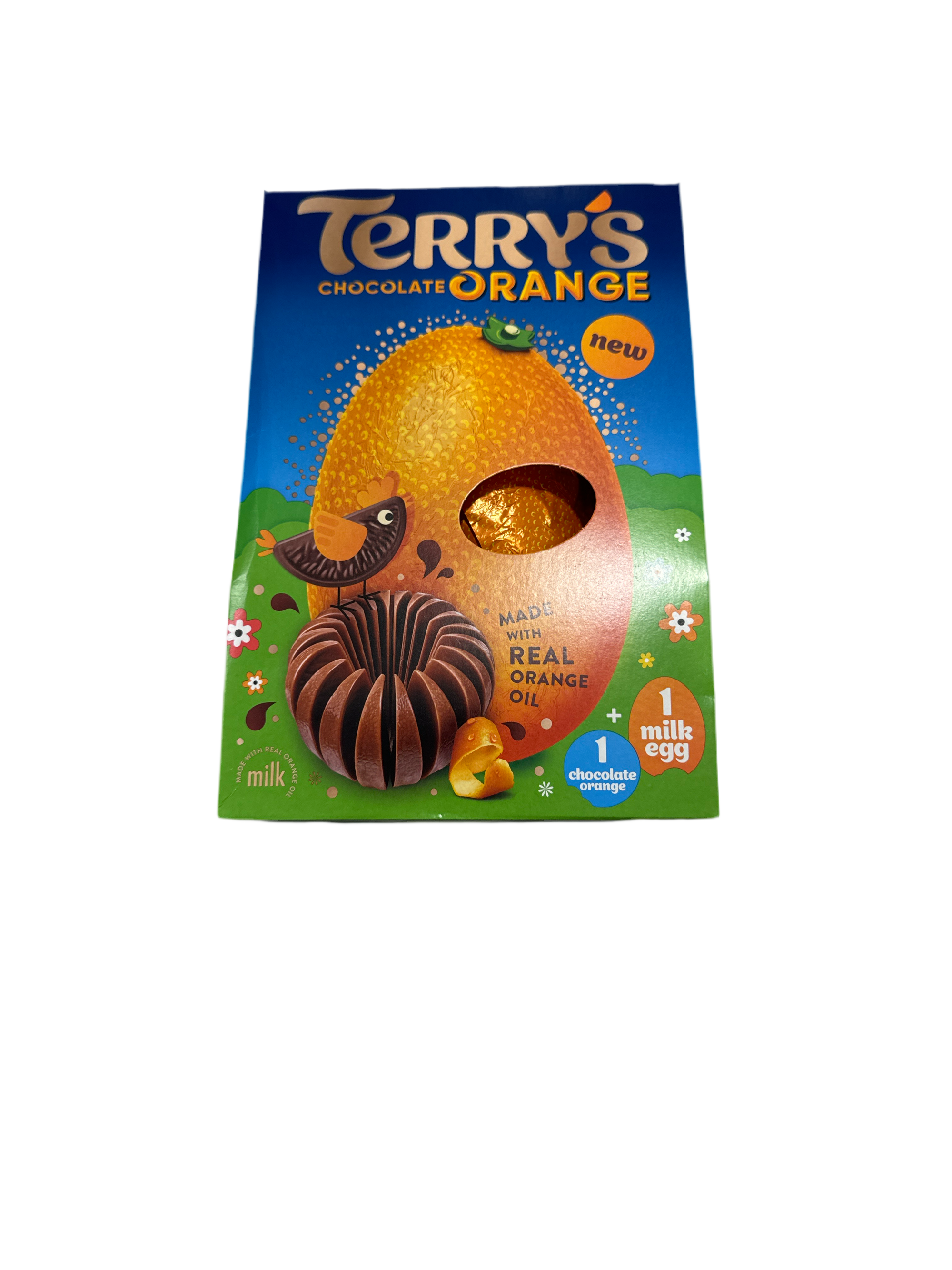 Terry's chocolate orange Egg with 1 chocolate orange ball 307g