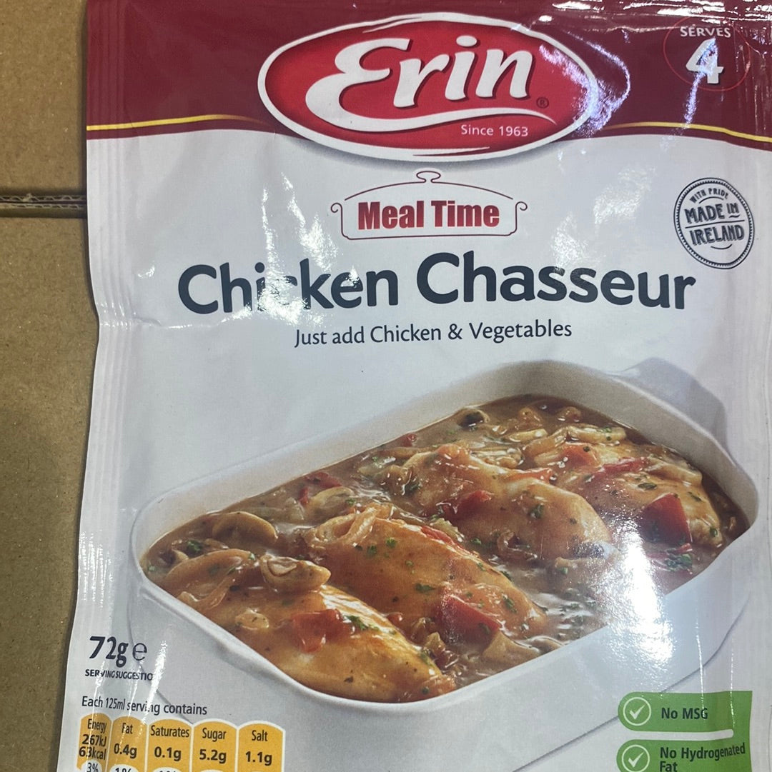 ERIN GRAVY RICH – Chicken chasseur 72g