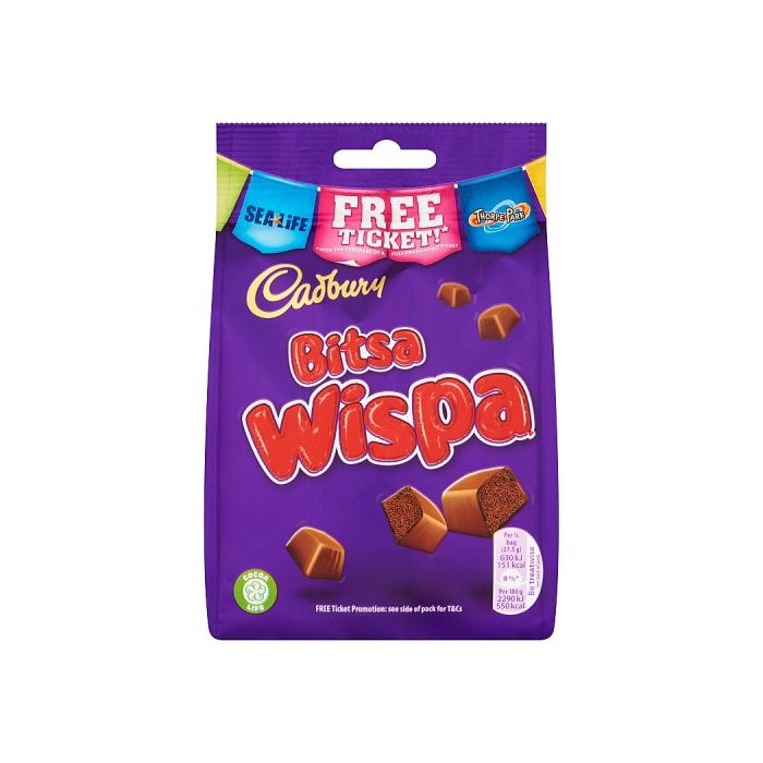 CADBURY BITSA WISPA 95g (Clearance low date