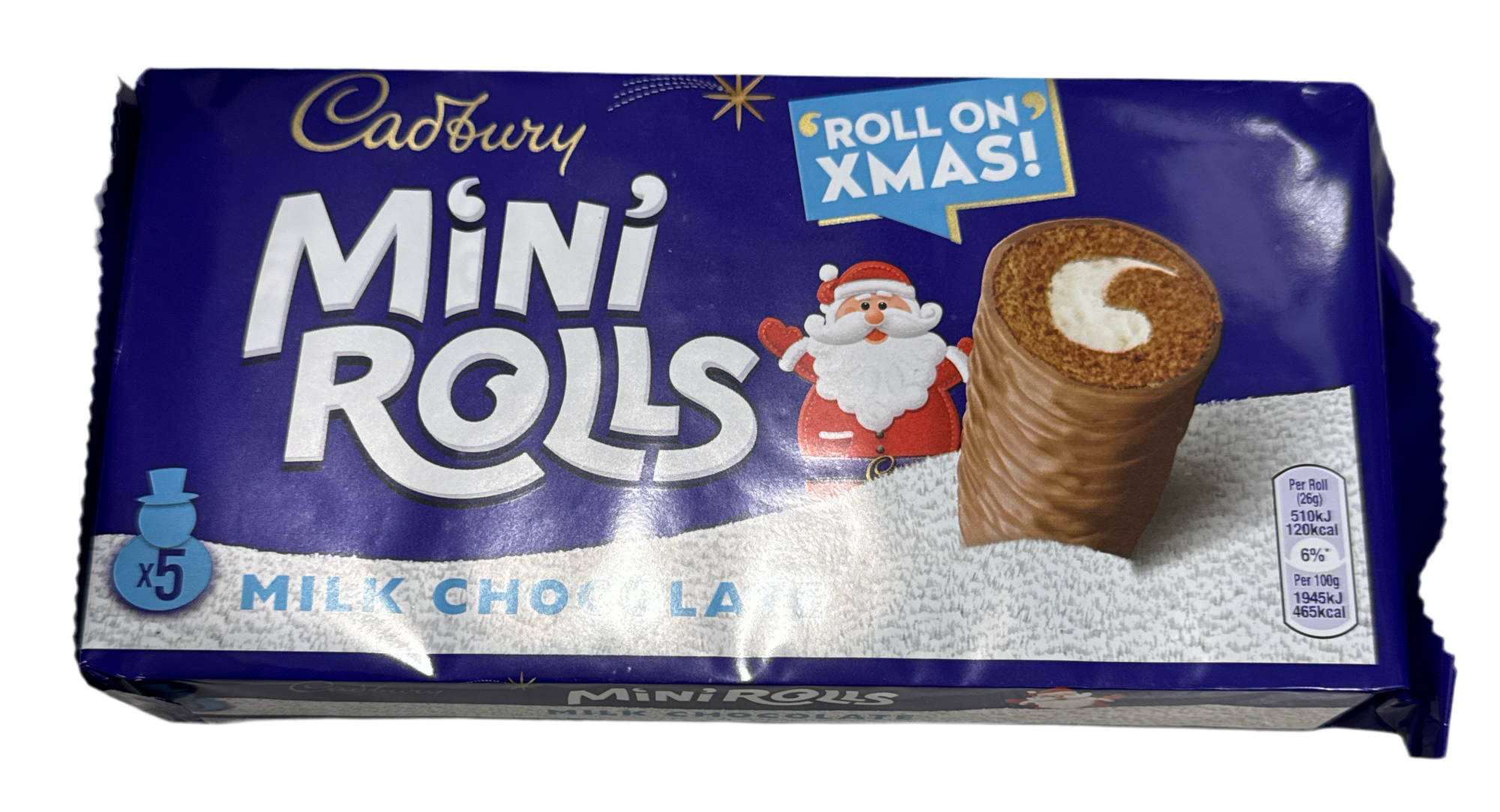 Cadbury Mini Rolls 5 pack 120g