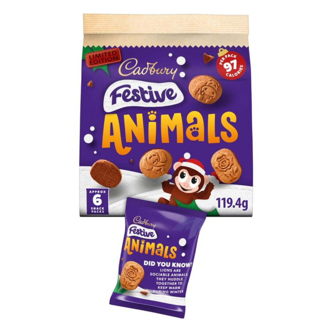 Cadbury Festive Animals 6 Pack