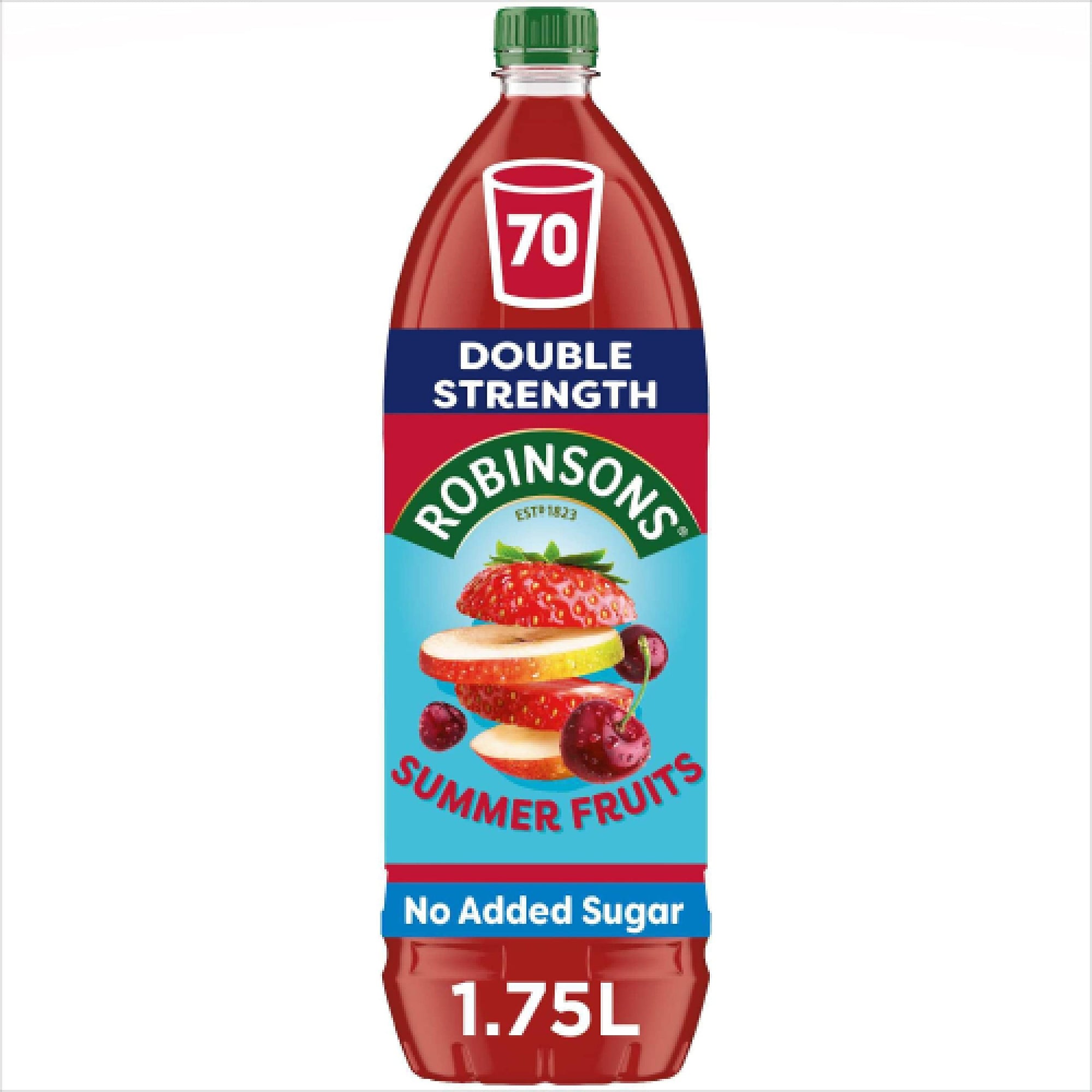 Robinsons Summer Fruits Squash Double Concentrate 1.75ltr