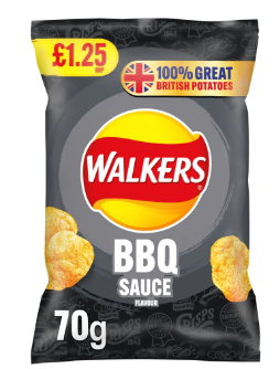 Walkers BBQ Grab Bag 70g