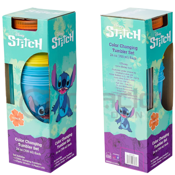 Lilo & Stitch 4-Pack Color Changing Cups – Tropical