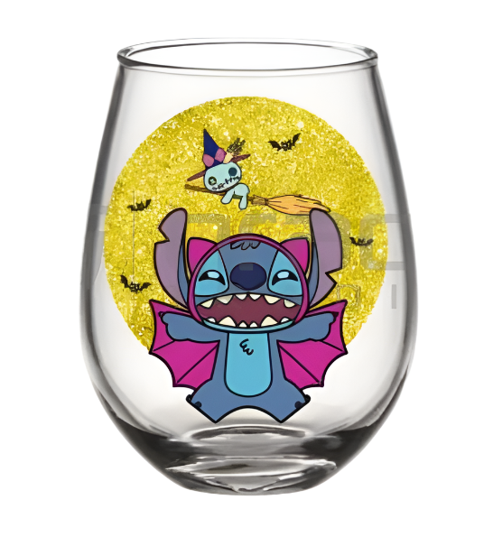 Lilo & Stitch Stemless Glass – Spooky