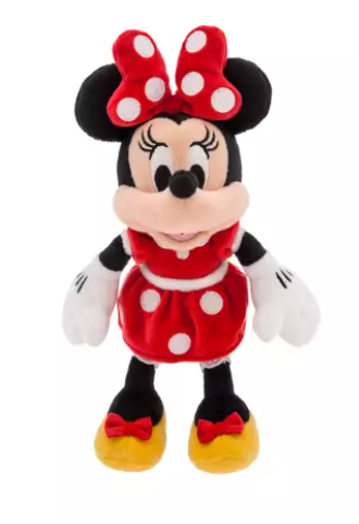 Minnie Mouse Plush – Red – Mini Bean Bag – 8 1/4''