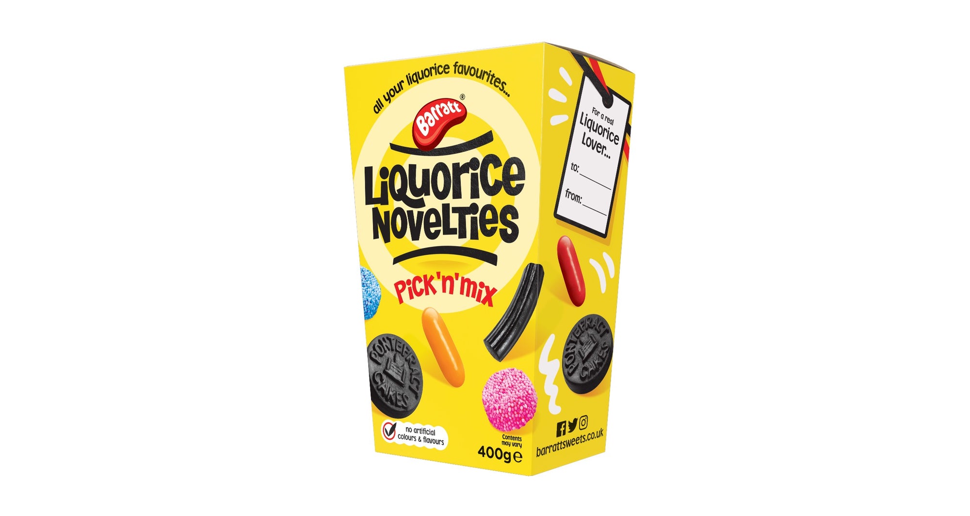 Barratt Liquorice Novelties Pick N Mix Box 400g