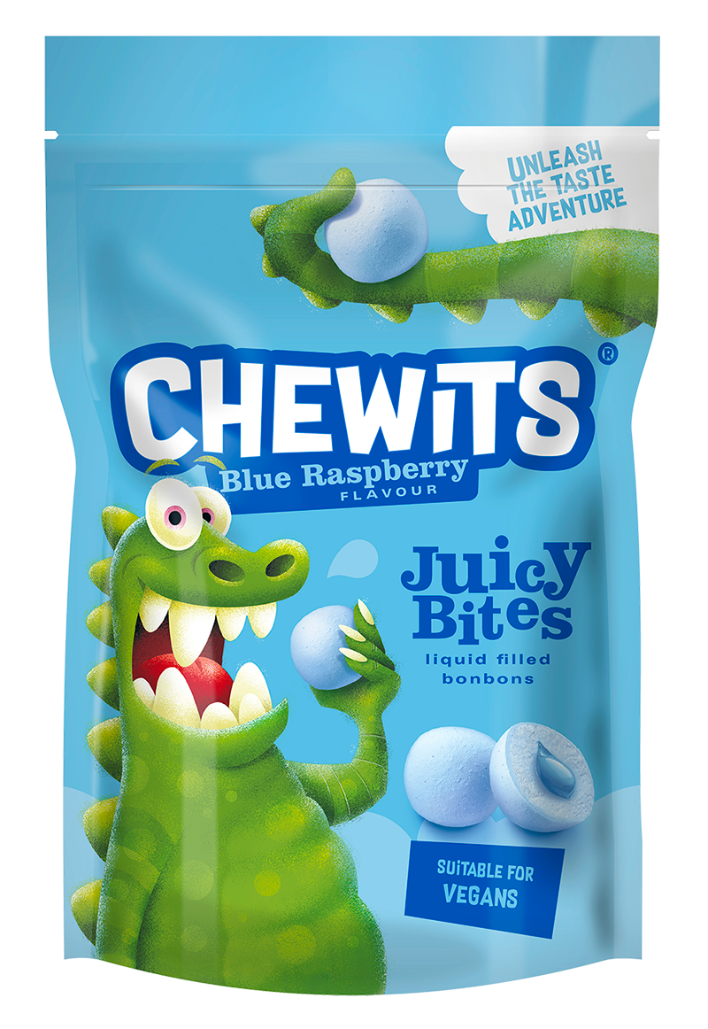 Chewits Blue Raspberry Juicy Bites 115g