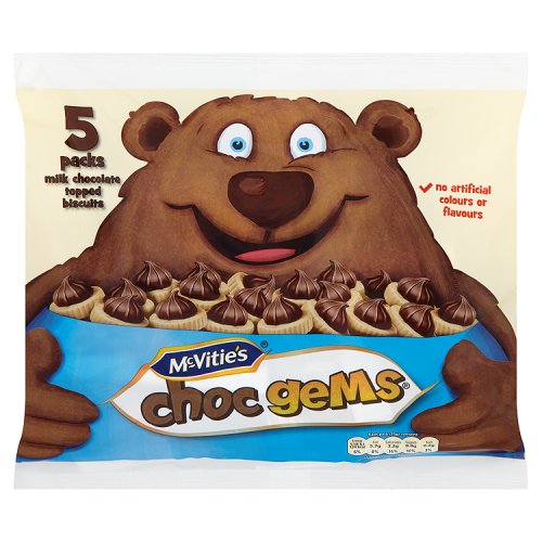 McVities Chocolate Gems 5 Pack