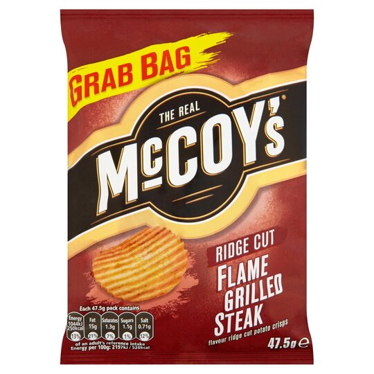 McCoys Flame Grilled Steak Crisps 45g