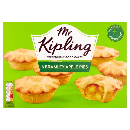 Mr Kipling Bramley Apple Pies 6 Pack